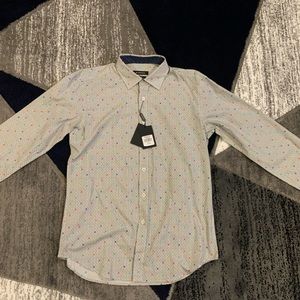 Bugatchi Dress shirt sharp sz M NWT